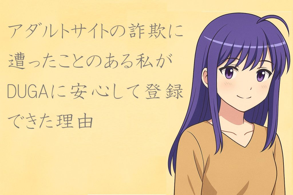 DUGAって本当に大丈夫？怖くて使えなかった私が安心できた理由