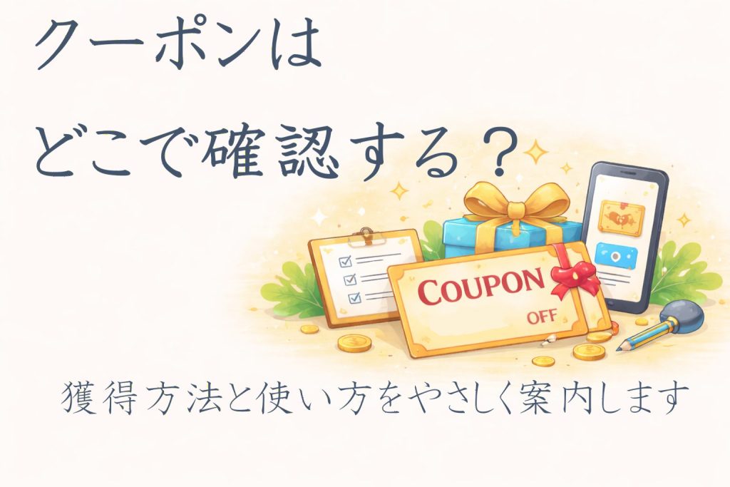 DUGAのクーポンはどこで確認する？獲得方法や使い方をご案内